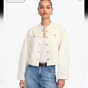 Madewell Cocoon Sleeve Denim Lady Jacket NU399 Size XL NWT